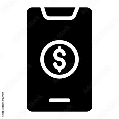 payment glyph icon