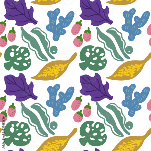 flora simple pattern design