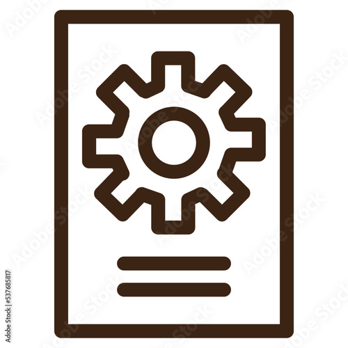 preferences settings tools outline icon