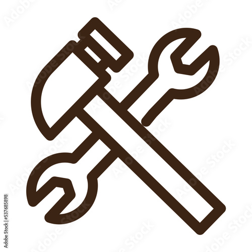 preferences setting setup tools outline icon