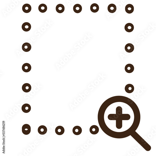 selection tool zoom outline icon