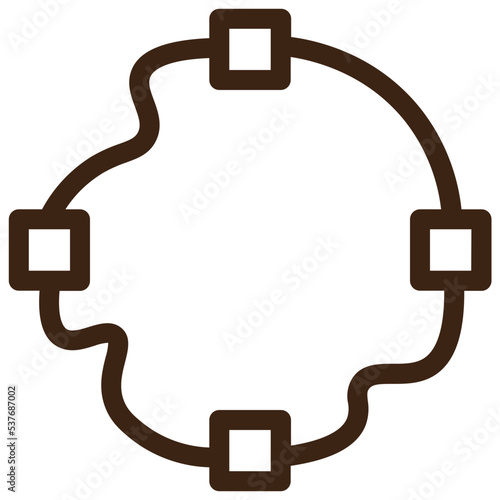 shape tool transform outline icon