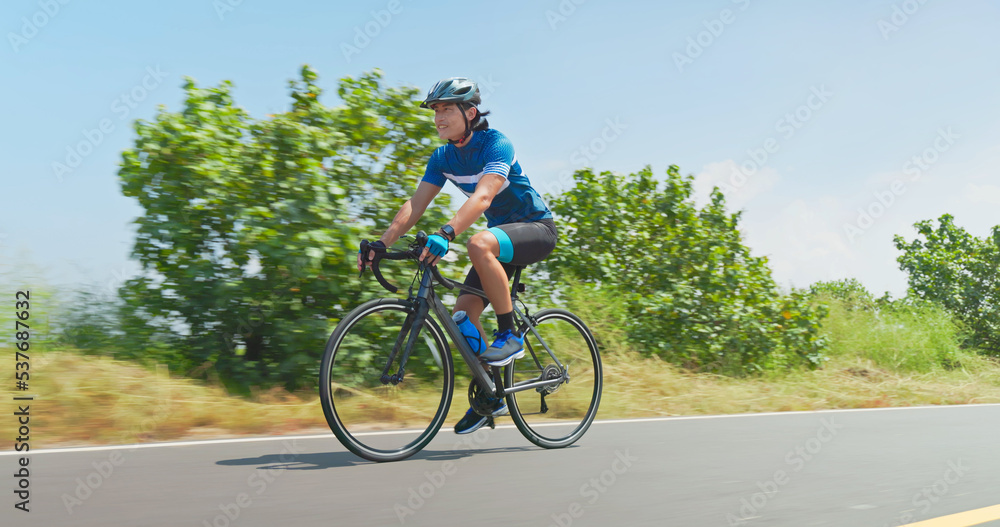 man ride a bike