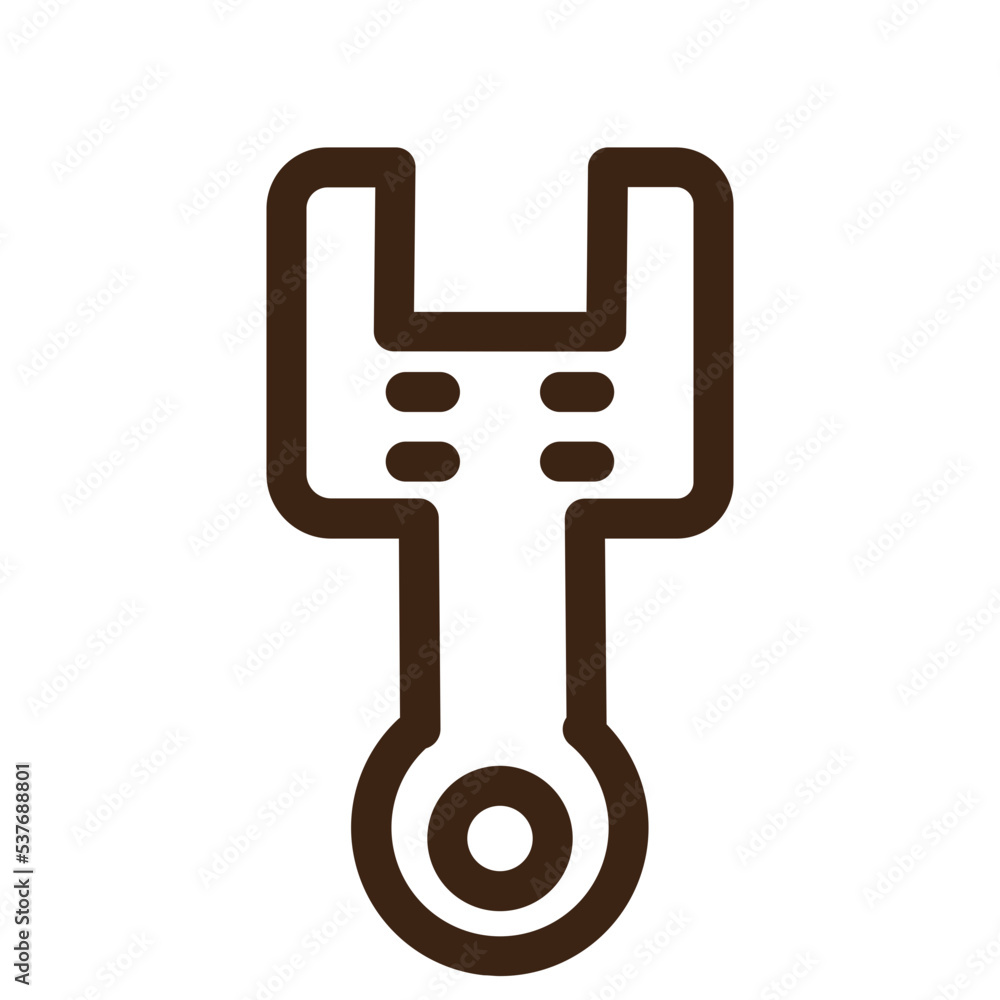 wrench work builder outline icon wrench work builder outline icon
