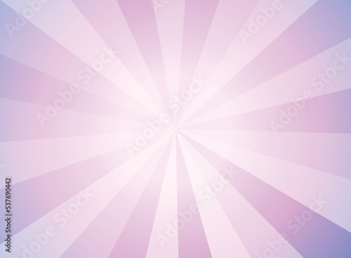 ピンクのグラデーションの集中線背景イラスト