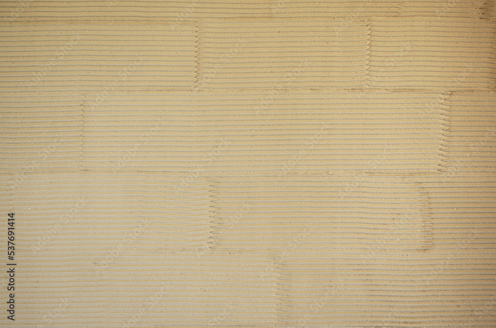 Fototapeta premium Sand mud wall texture of a Japanese traditional townhouse. Japanese style background of 