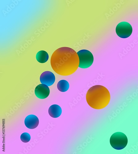 abstract background with circles