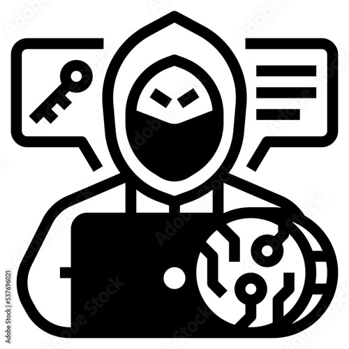 digital asset criminals icon