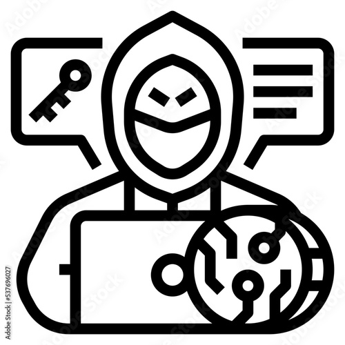 digital asset criminals icon