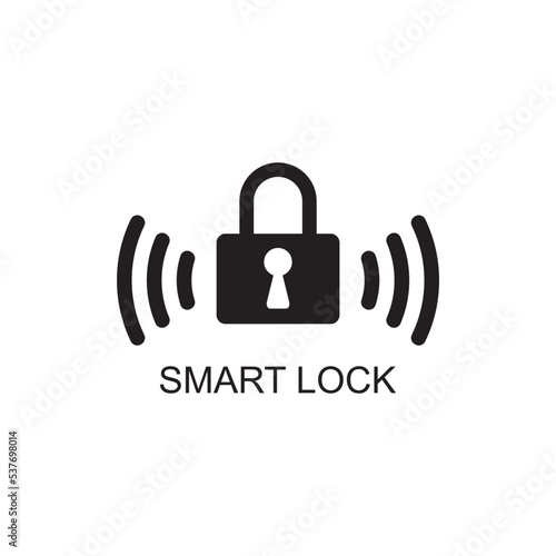 smart lock icon , safety icon