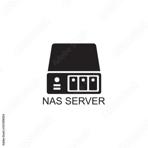 nas server icon , computer icon photo