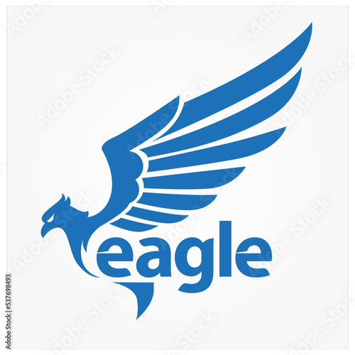 Vector illustration, Eagle symbol or icon for airline businness.