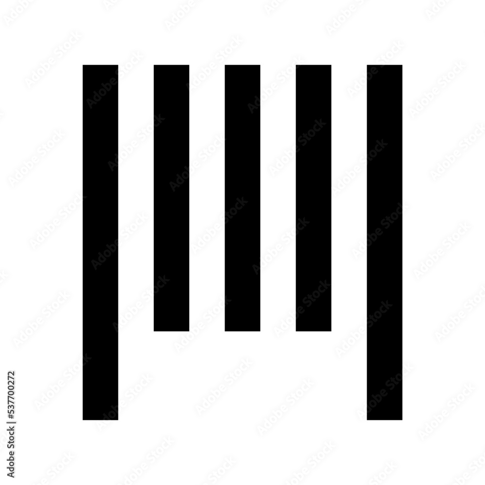 Barcode Flat Vector Icon