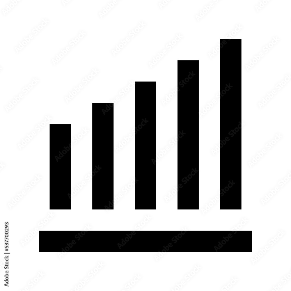 Bar Chart Flat Vector Icon Bar Chart Flat Vector Icon