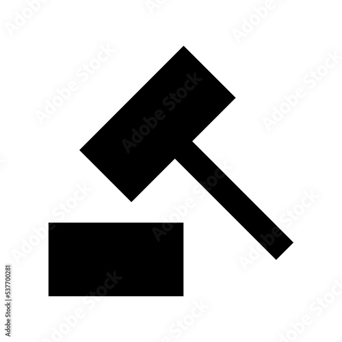 Auction Flat Vector Icon