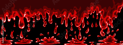 Background vector design with red blood image