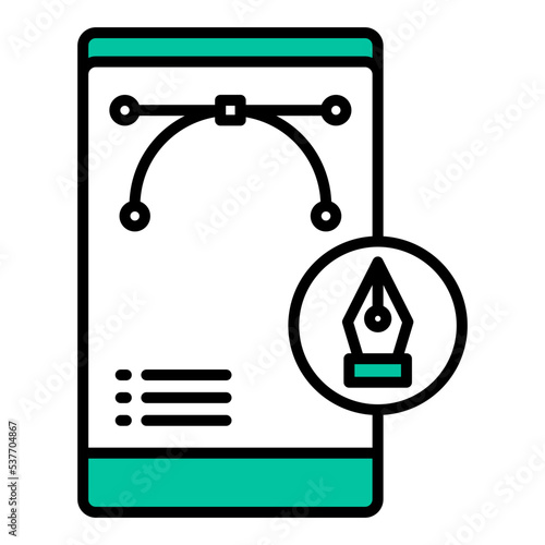 editor tool on smartphone