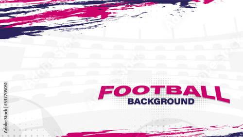 World football championship background 2022 with abstract grunge and stadium decoration