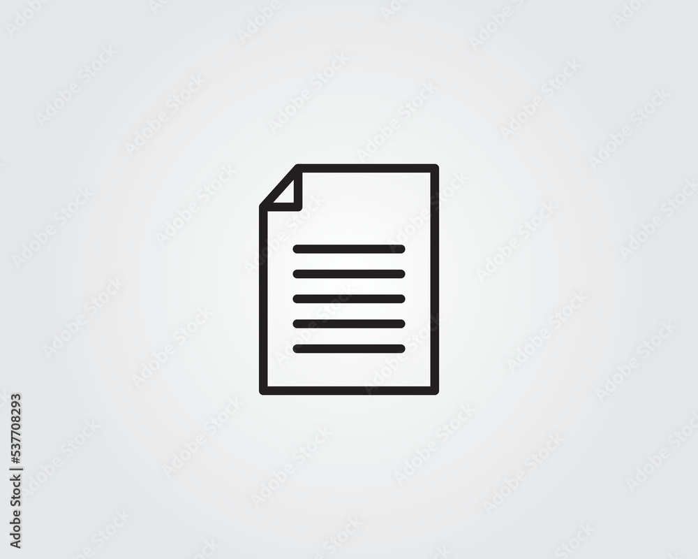 document file text information icon vector document file text information icon vector