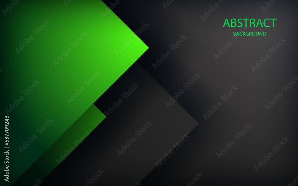 green background overlap dimension grey vector illustration message