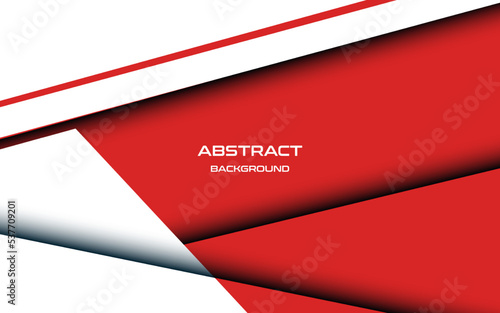 modern red white shadow a combination diagonal abstract background. eps10 vector