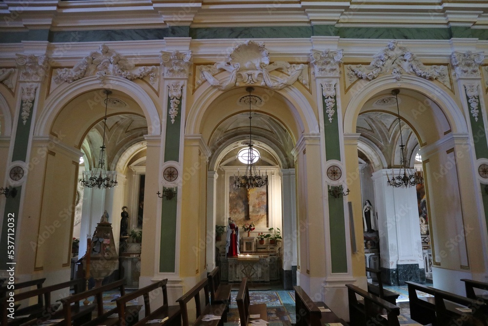 Praiano - Cappelle sinistre della Chiesa di San Gennaro