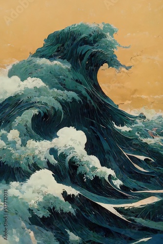 Obraz na plátně Storm sea
