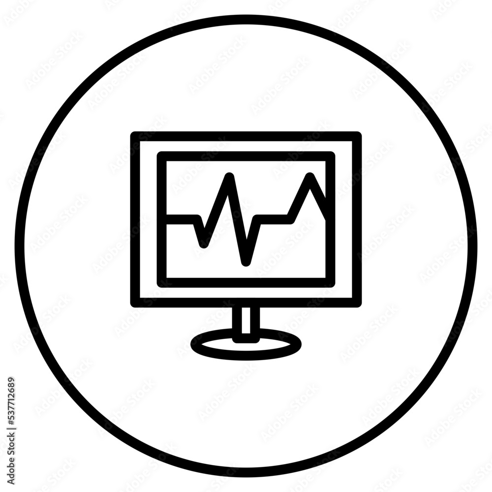 Elektrokardiogram icon Elektrokardiogram icon