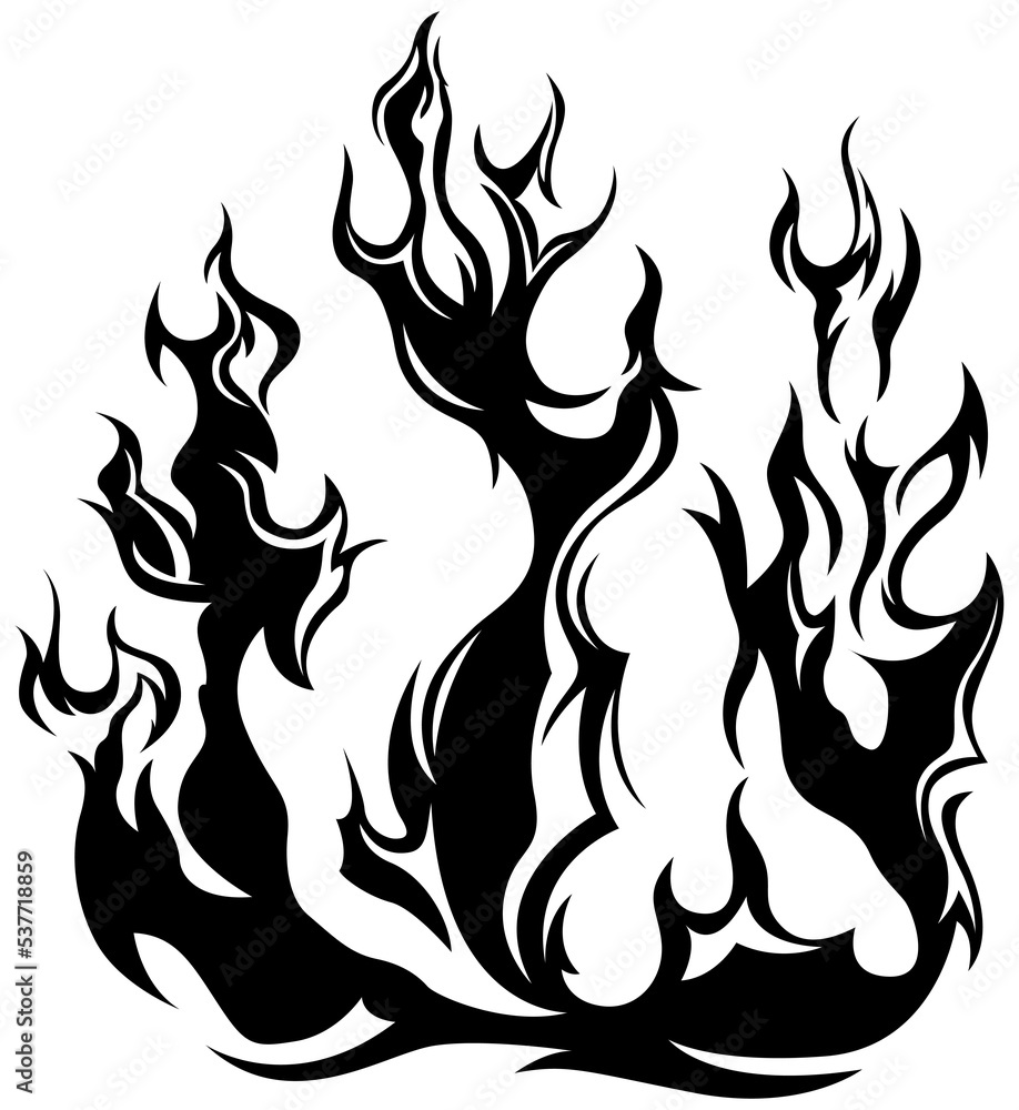 Fire Flames Tattoo Designs