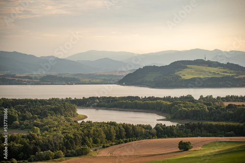 landscape with lake and mountains © Michal