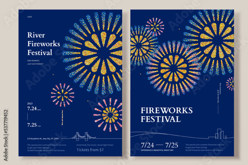Fireworks Festival flyers template