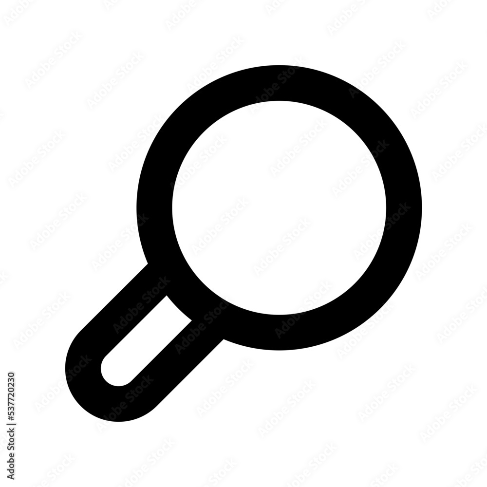 Magnifier Flat Vector Icon Magnifier Flat Vector Icon
