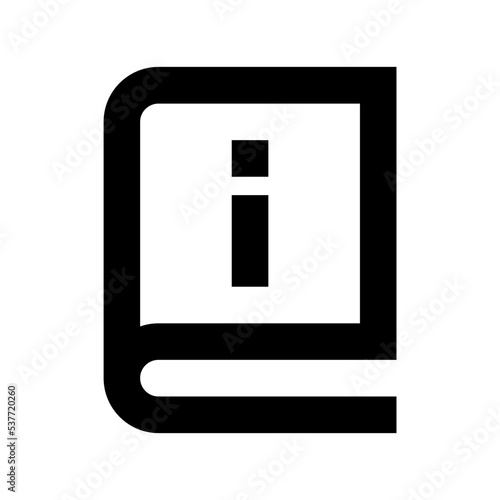 Encyclopedia Book Flat Vector Icon