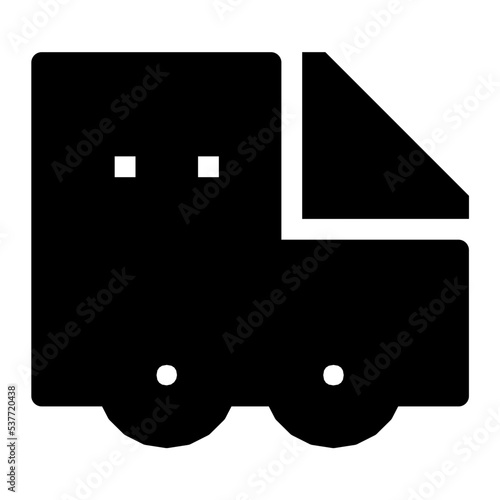 Caravan Flat Vector Icon