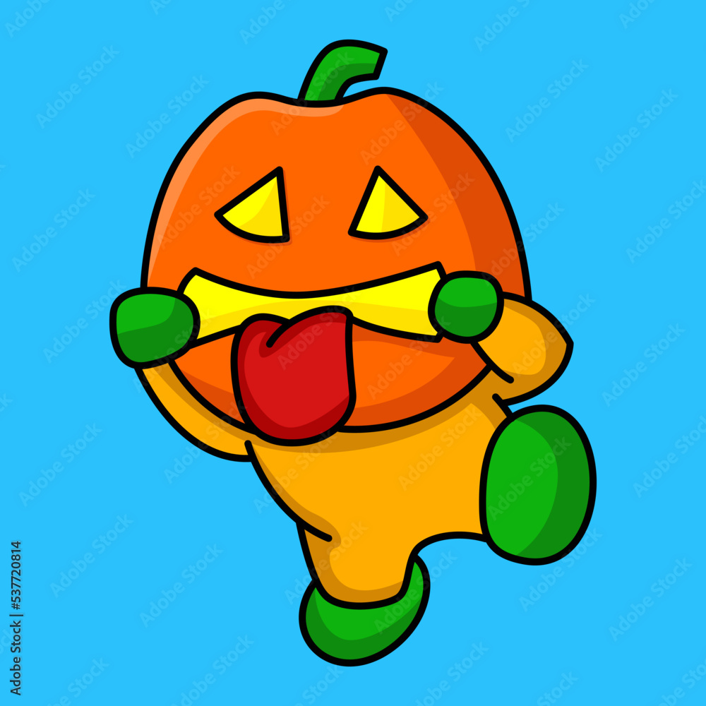 Fototapeta premium Vector illustration of halloween characters, events and attributes