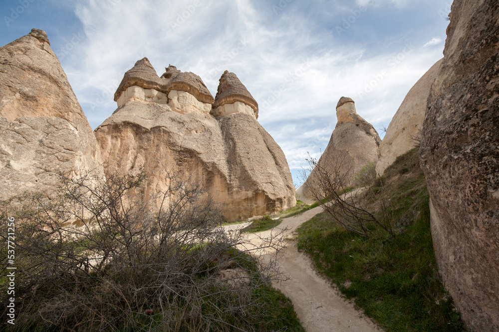The Valley of the Fairy Chimneys, Goreme, Cappadocia, Turkey