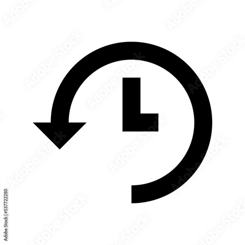 Clockwise Flat Vector Icon