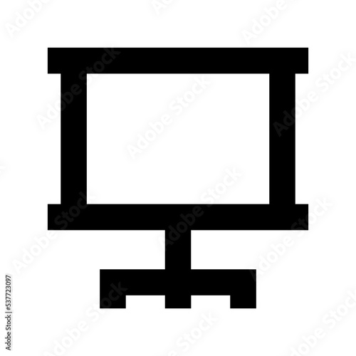 Easel Board Flat Vector Icon