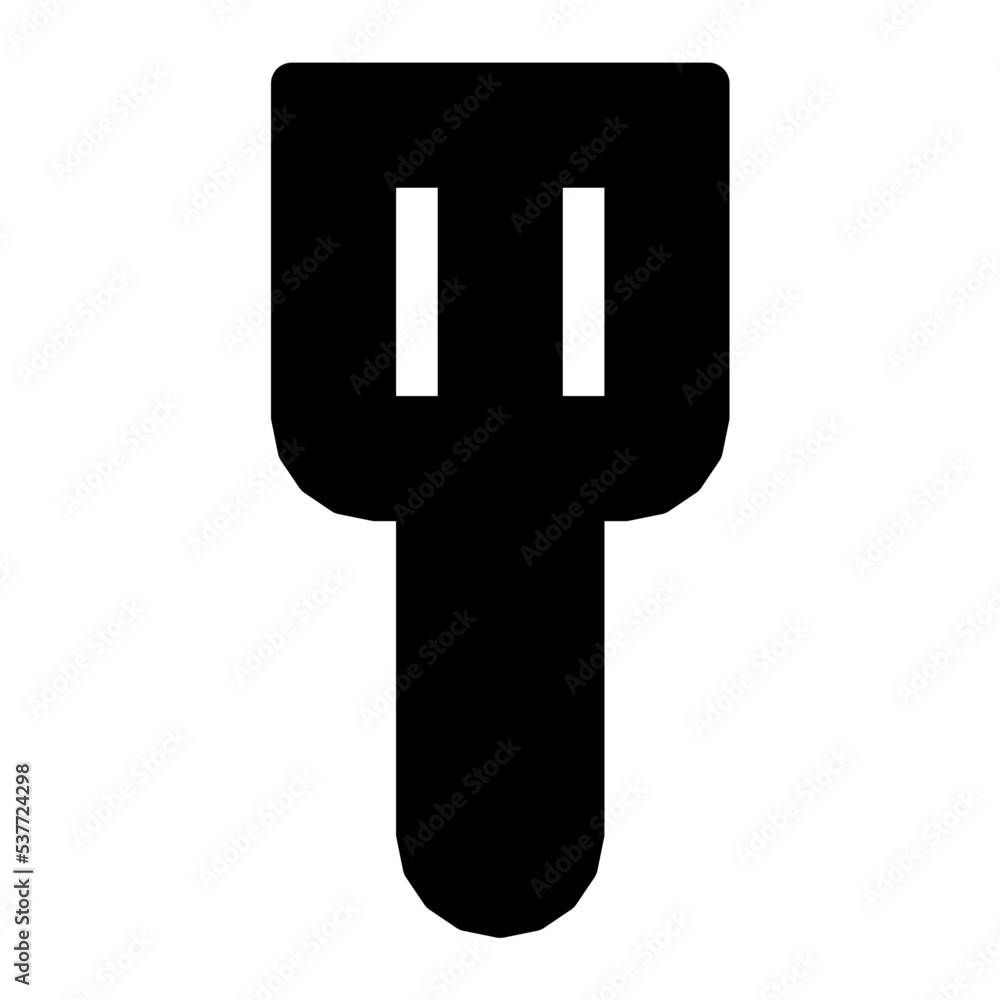 Slotted Spatula Vector Icon Slotted Spatula Vector Icon