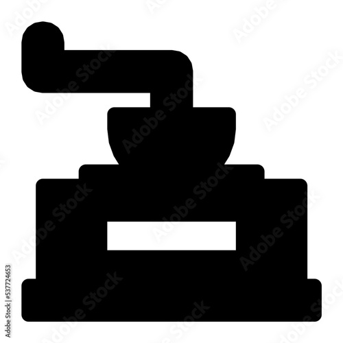 Coffee Mill Vector Icon