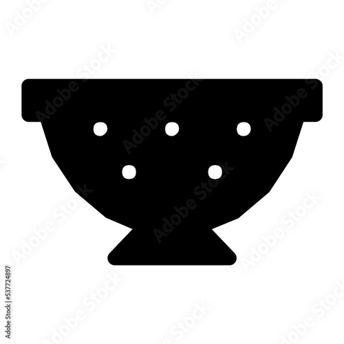 Colander Vector Icon