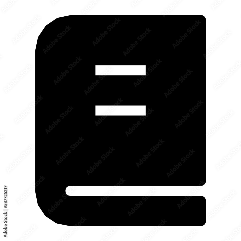 Cover Book Vector Icon Cover Book Vector Icon
