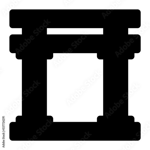 Colonnade Vector Icon