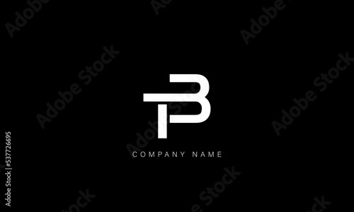 BT, TB Abstract Letters Logo Monogram