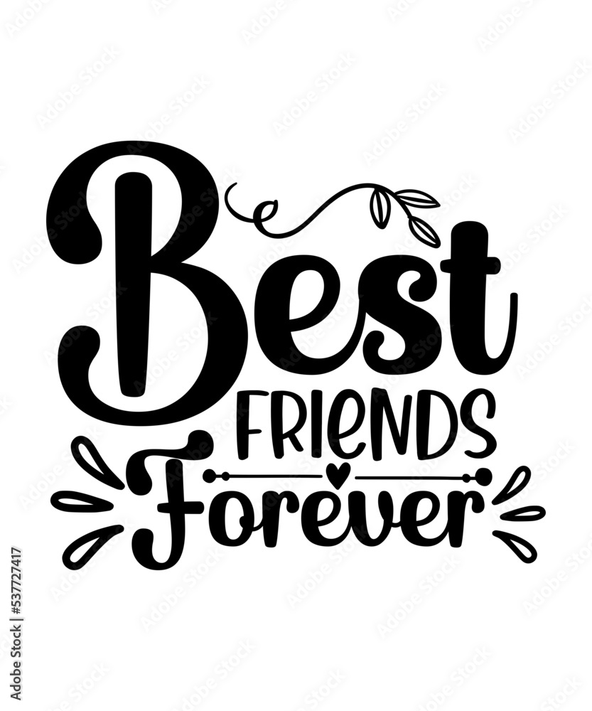 Best Friends SVG Bundle, Friendship SVG, Friendship Quotes svg, Friends ...