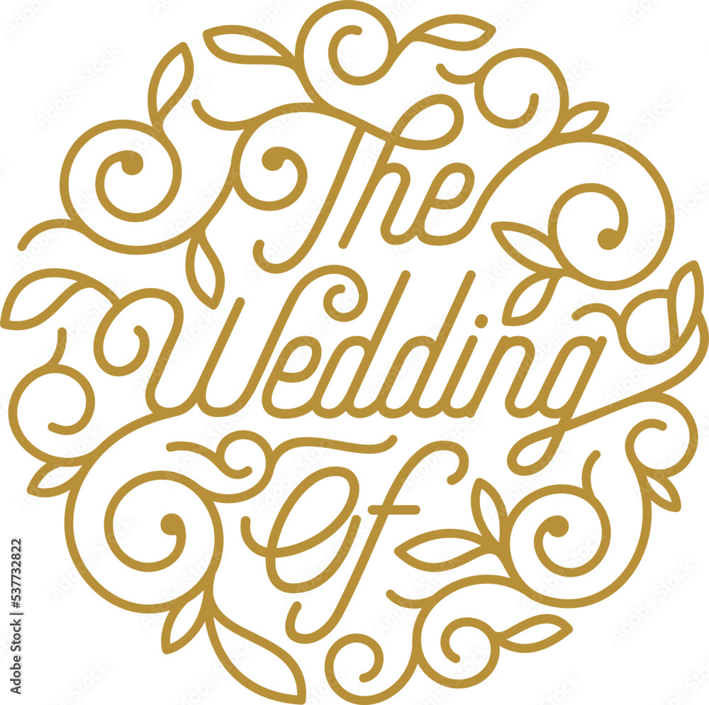 The Wedding Of Ornament Typography The Wedding Of Ornament Typography