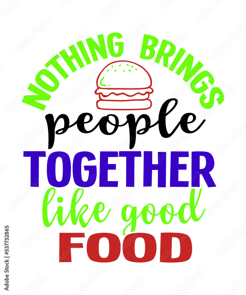 Foodie Bundle, SVG cut file bundle, Funny food sayings, digital