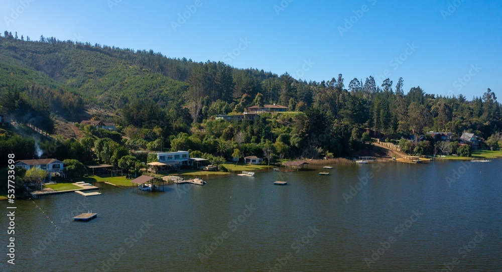 Obraz premium Lago vichuquen septima region chil