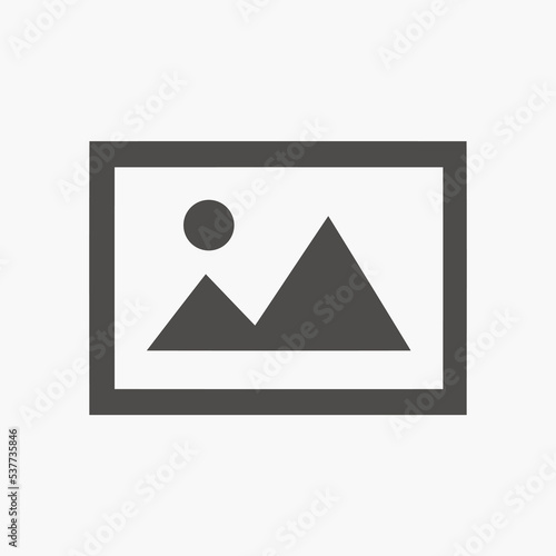 image vector icon isolated. picture, portrait, photo, gallery symbol. 