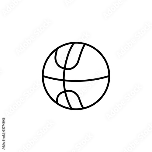 basketball icon. Premium quality vector symbol drawing concept for your logo web mobile app UI design. eps 10
